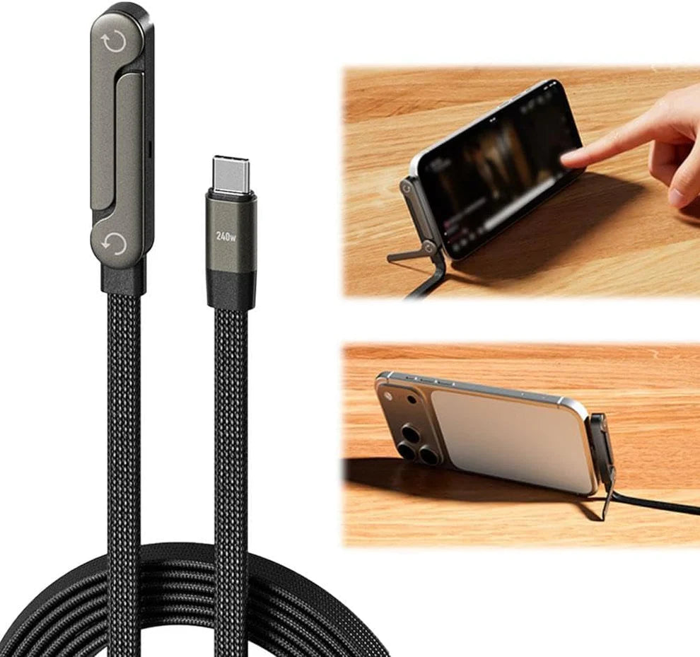 Stride™ 240W Ultra Fast Charging C-type Cable with Phone Stand