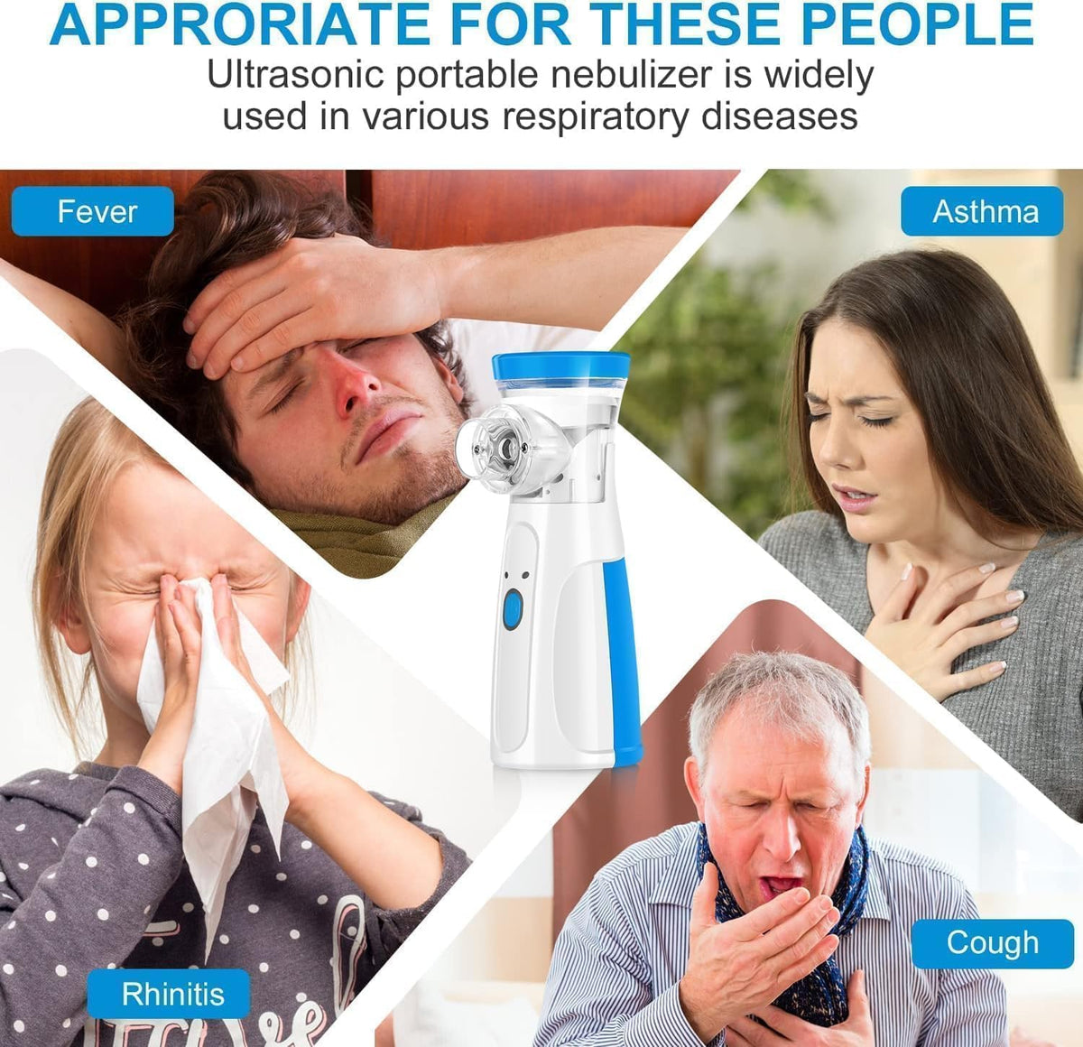 Portable Nebulizer & Humidifier for Baby & Adults
