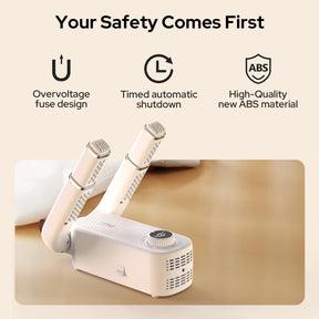 Electric Shoe Dryer, Shoe Dryer With Timer Function 120 Minutes, UV Lamp Shoe Dryer, Foldable Design For Gloves, Caps, Socks, Ski Shoes