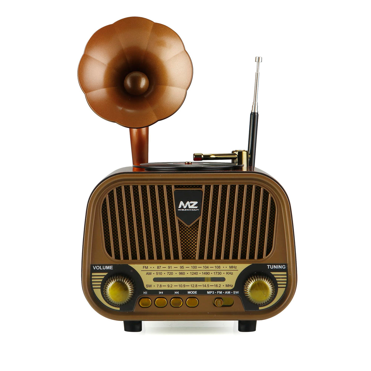 MZ M427SP (Retro Radio Speaker) Multi-Functional Features with High Power & 5W Power with 1500mAh Battery