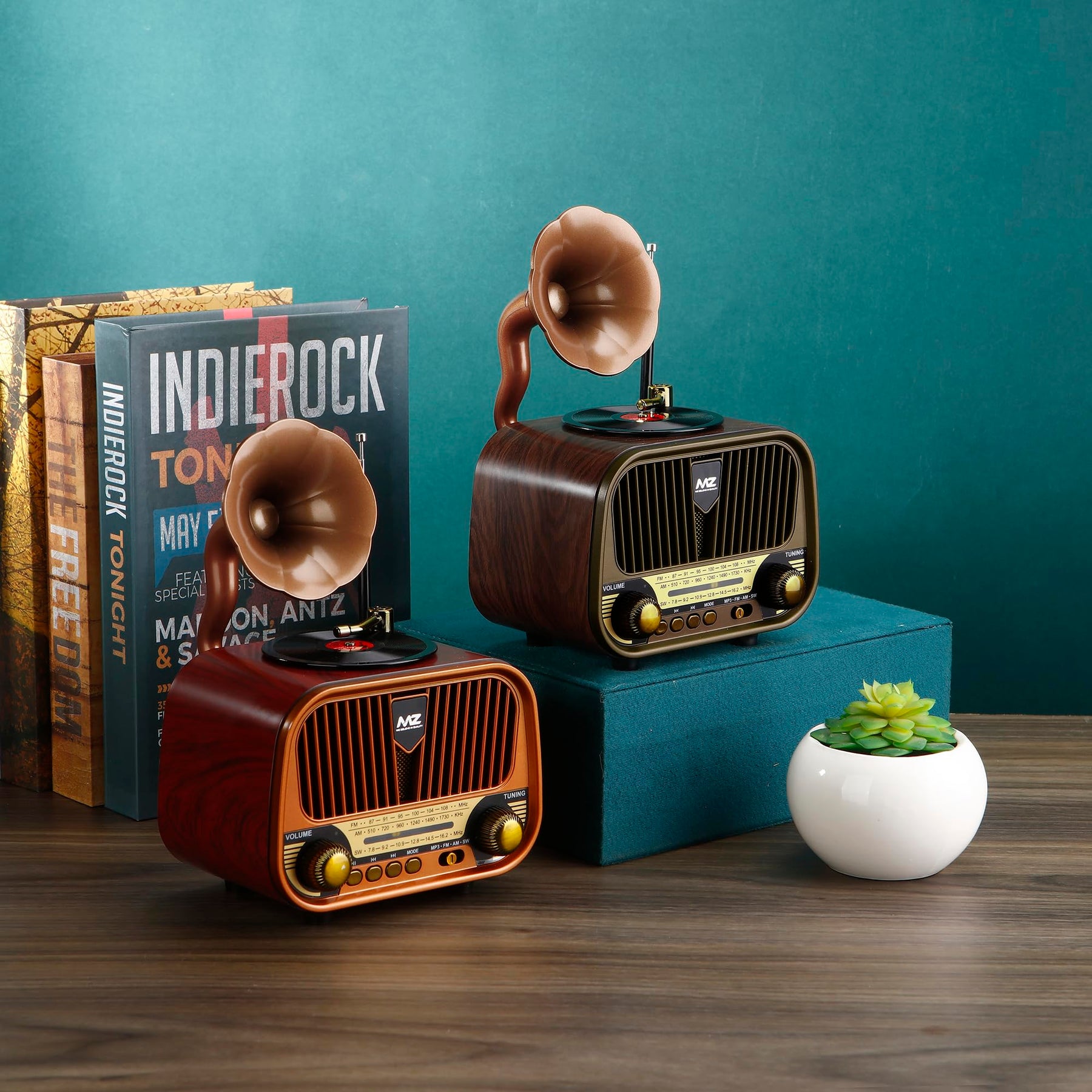 MZ M427SP (Retro Radio Speaker) Multi-Functional Features with High Power & 5W Power with 1500mAh Battery